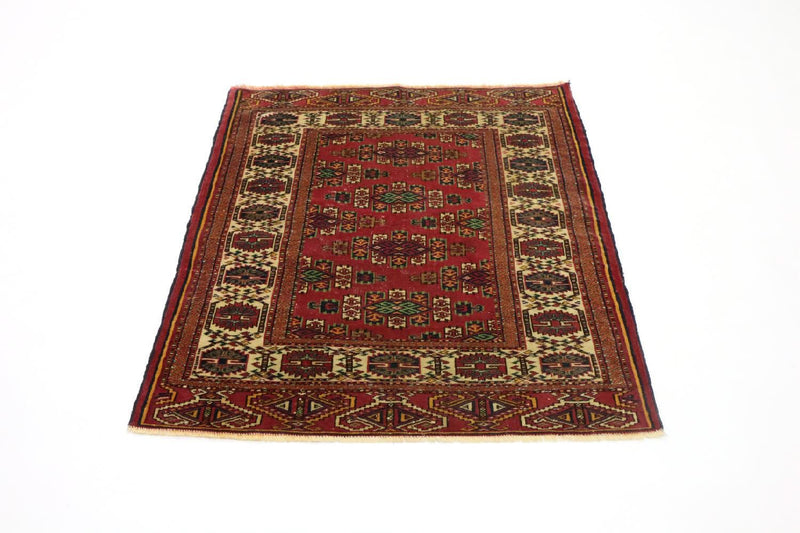 Tappeto afgano - Bukhara - 106 x 94 cm - rosso