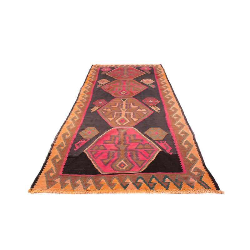 Tappeto corsia Tappeto Kelim - Vecchio - 340 x 150 cm - multicolore