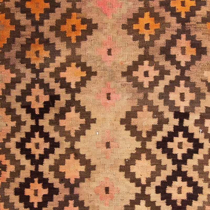 Tappeto corsia Tappeto Kelim - Vecchio - 350 x 120 cm - multicolore