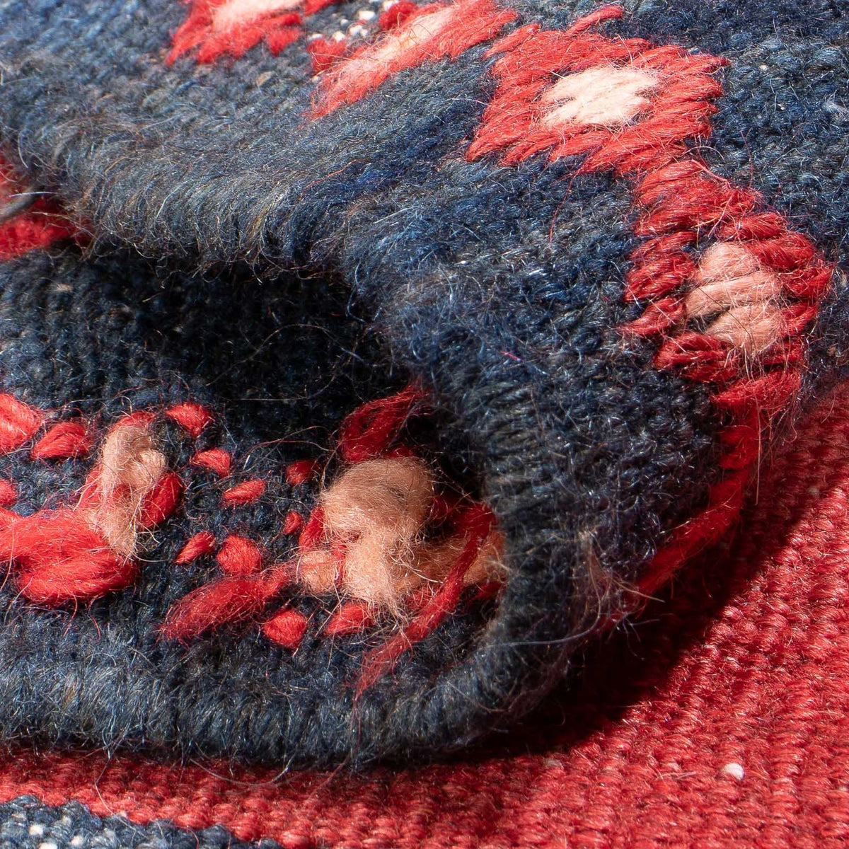 Tappeto corsia Tappeto Kelim - Vecchio - 420 x 160 cm - blu scuro