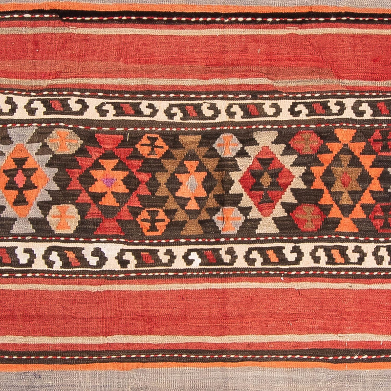 Tappeto corsia Tappeto Kelim - Vecchio - 310 x 140 cm - multicolore