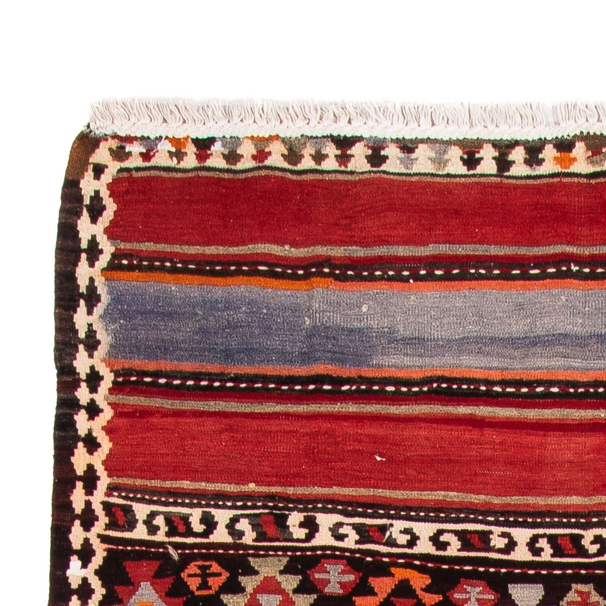 Tappeto corsia Tappeto Kelim - Vecchio - 310 x 140 cm - multicolore