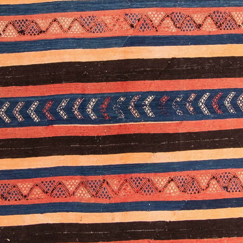 Tappeto corsia Tappeto Kelim - Vecchio - 345 x 130 cm - multicolore