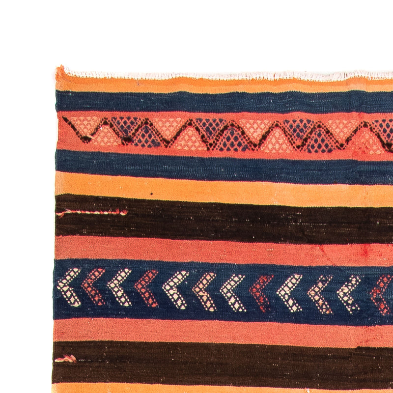 Tappeto corsia Tappeto Kelim - Vecchio - 345 x 130 cm - multicolore