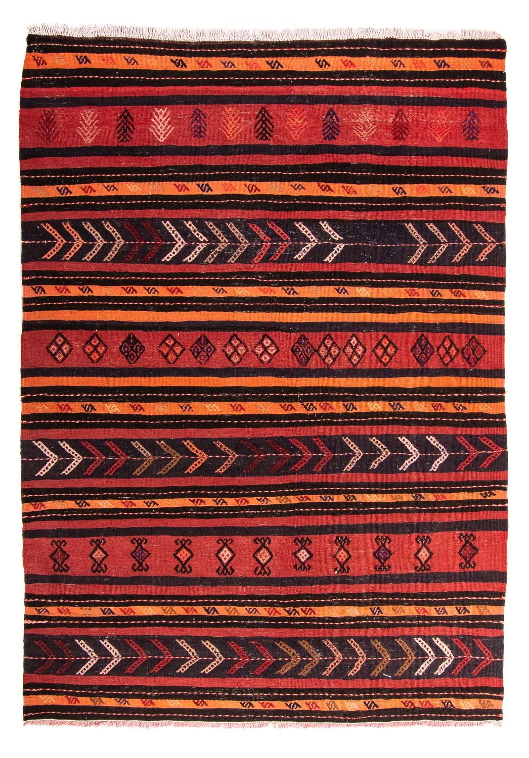 Tappeto Kelim - Vecchio - 225 x 165 cm - multicolore