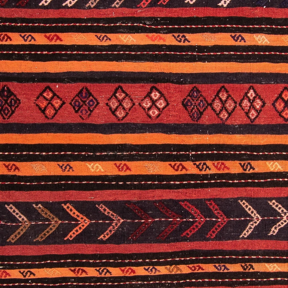 Tappeto Kelim - Vecchio - 225 x 165 cm - multicolore