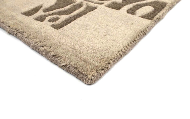 Tappeto Gabbeh - Indus - 90 x 60 cm - grigio