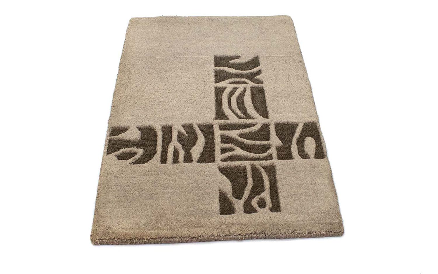 Tappeto Gabbeh - Indus - 90 x 60 cm - grigio