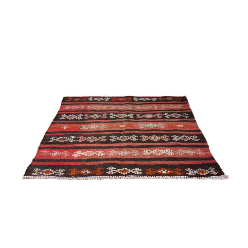Tappeto Kelim - Vecchio quadrato  - 135 x 115 cm - multicolore