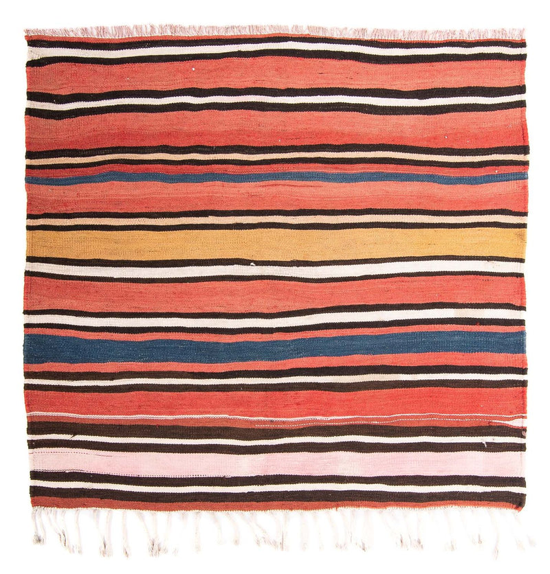 Tappeto Kelim - Vecchio quadrato  - 130 x 130 cm - multicolore