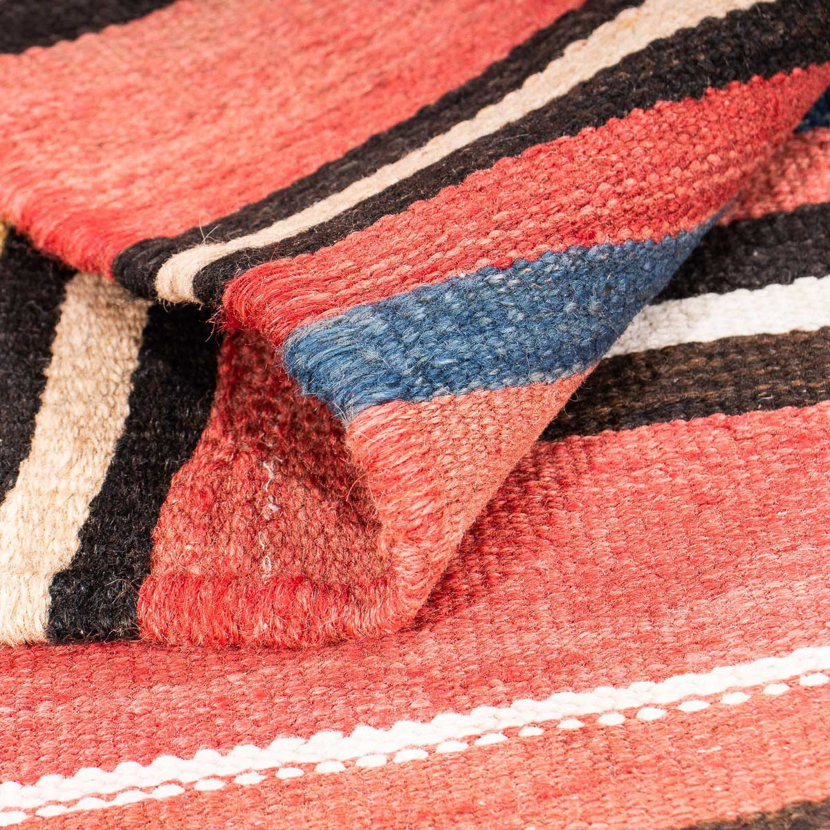 Tappeto Kelim - Vecchio quadrato  - 130 x 130 cm - multicolore