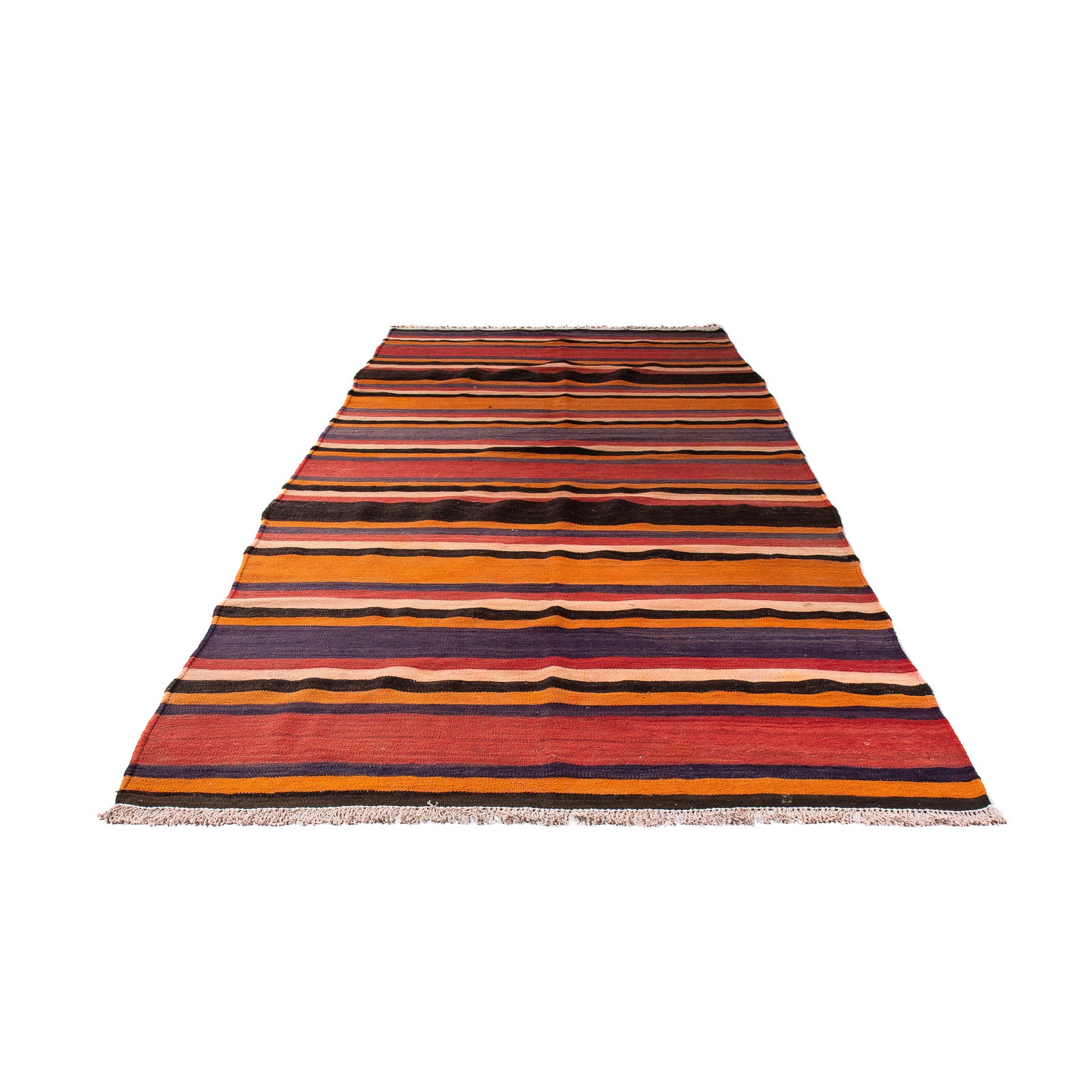 Tappeto corsia Tappeto Kelim - Vecchio - 330 x 130 cm - multicolore