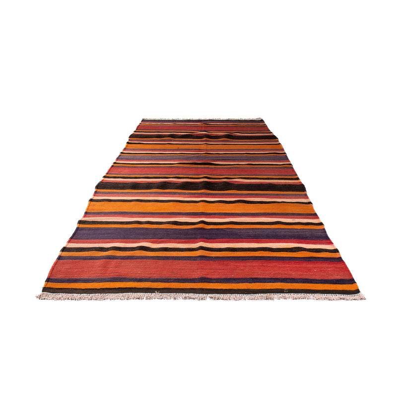 Tappeto corsia Tappeto Kelim - Vecchio - 330 x 130 cm - multicolore