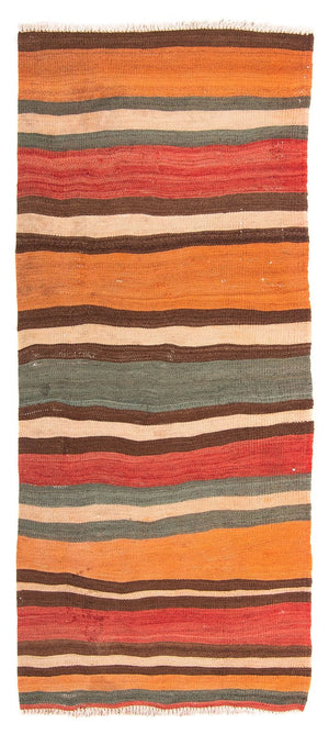 Tappeto corsia Tappeto Kelim - Vecchio - 175 x 75 cm - multicolore