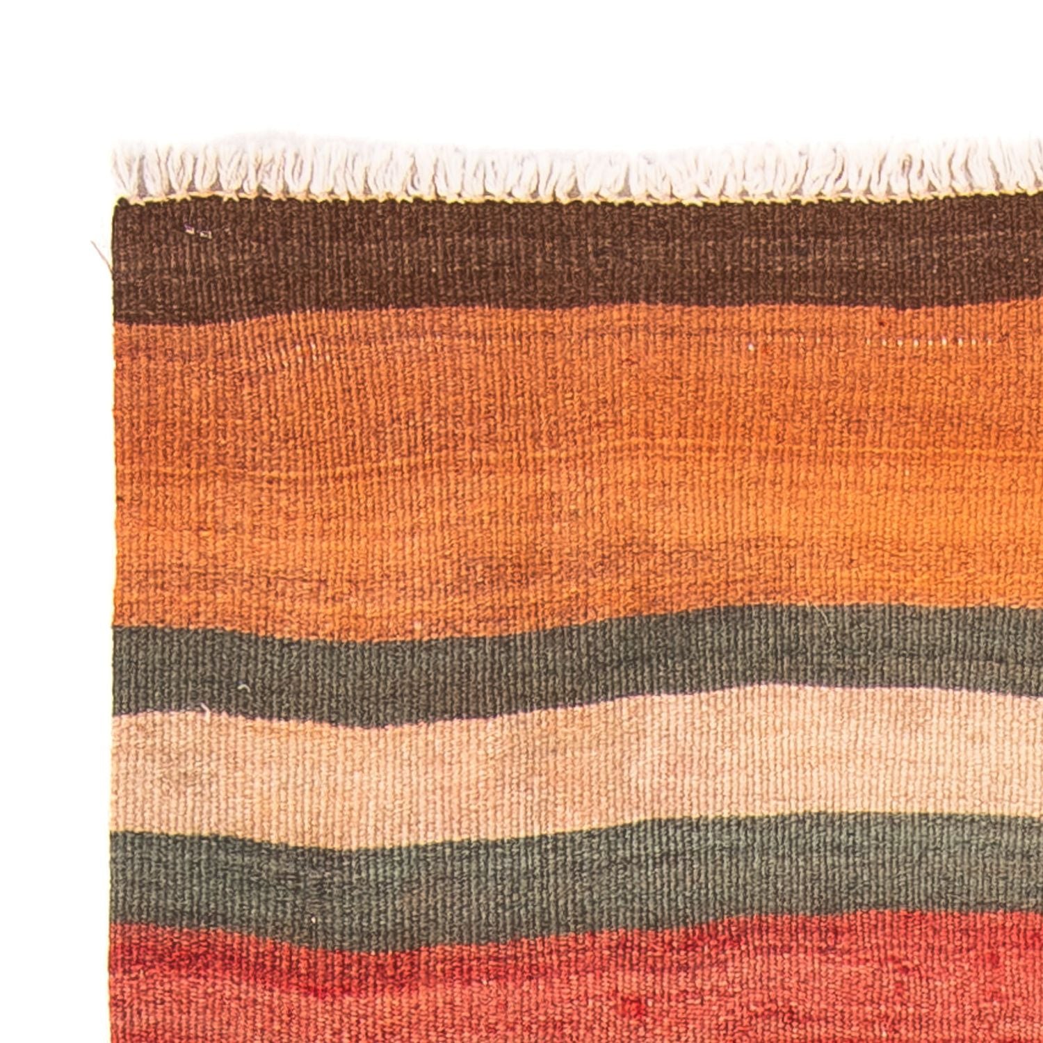 Tappeto corsia Tappeto Kelim - Vecchio - 175 x 75 cm - multicolore