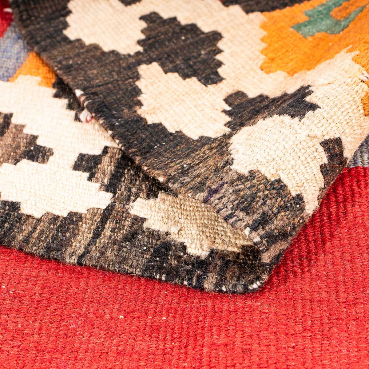 Tappeto corsia Tappeto Kelim - Vecchio - 270 x 145 cm - multicolore