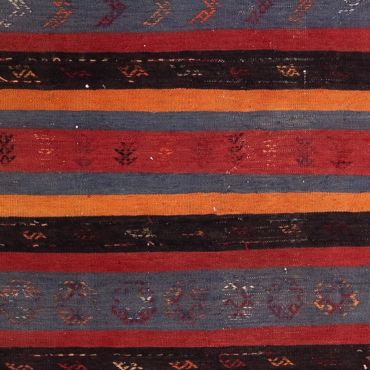 Tappeto Kelim - Vecchio - 205 x 160 cm - multicolore