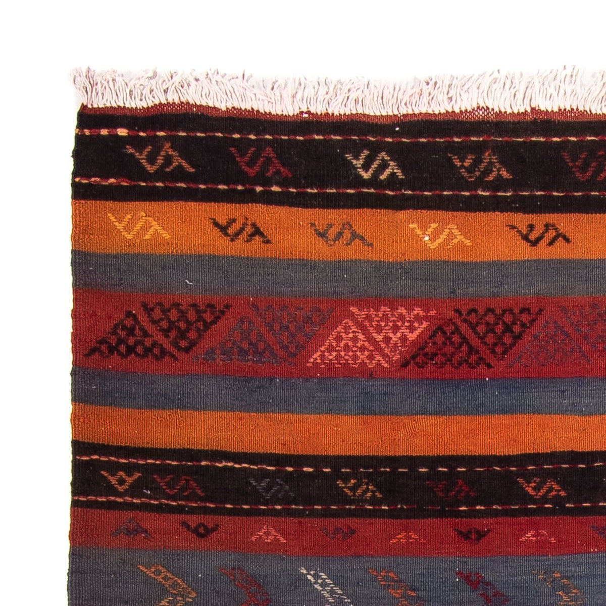 Tappeto Kelim - Vecchio - 205 x 160 cm - multicolore