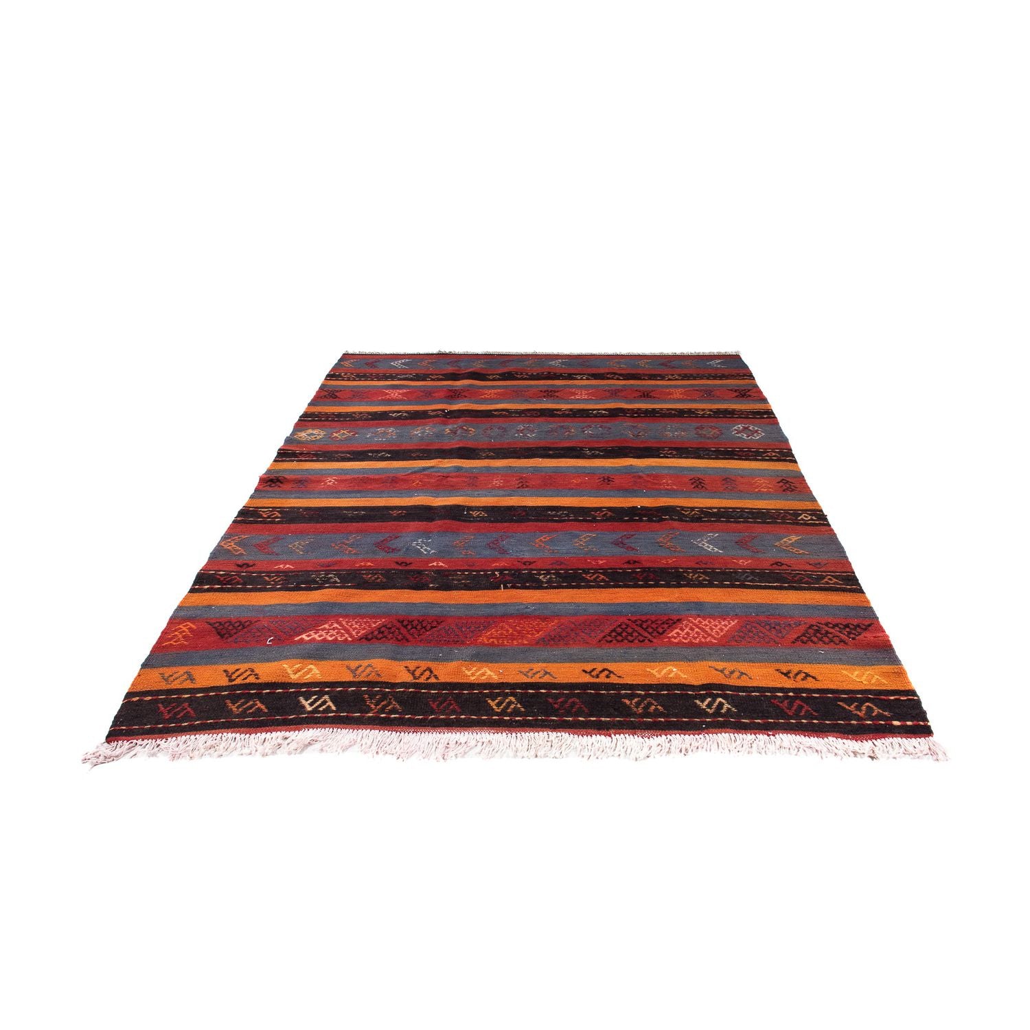 Tappeto Kelim - Vecchio - 205 x 160 cm - multicolore