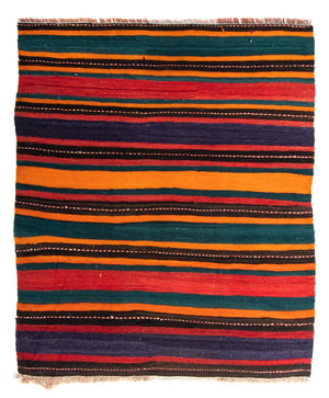 Tappeto Kelim - Vecchio - 195 x 160 cm - multicolore