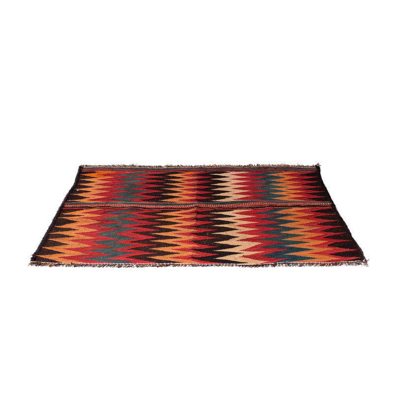 Tappeto Kelim - Vecchio quadrato  - 125 x 100 cm - multicolore