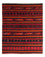 Tappeto Kelim - Vecchio - 200 x 170 cm - multicolore