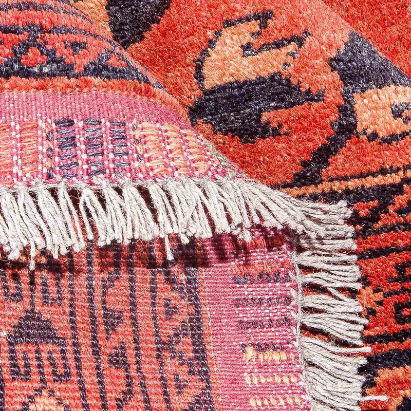 Tappeto afgano - Kunduz - 275 x 216 cm - rosso