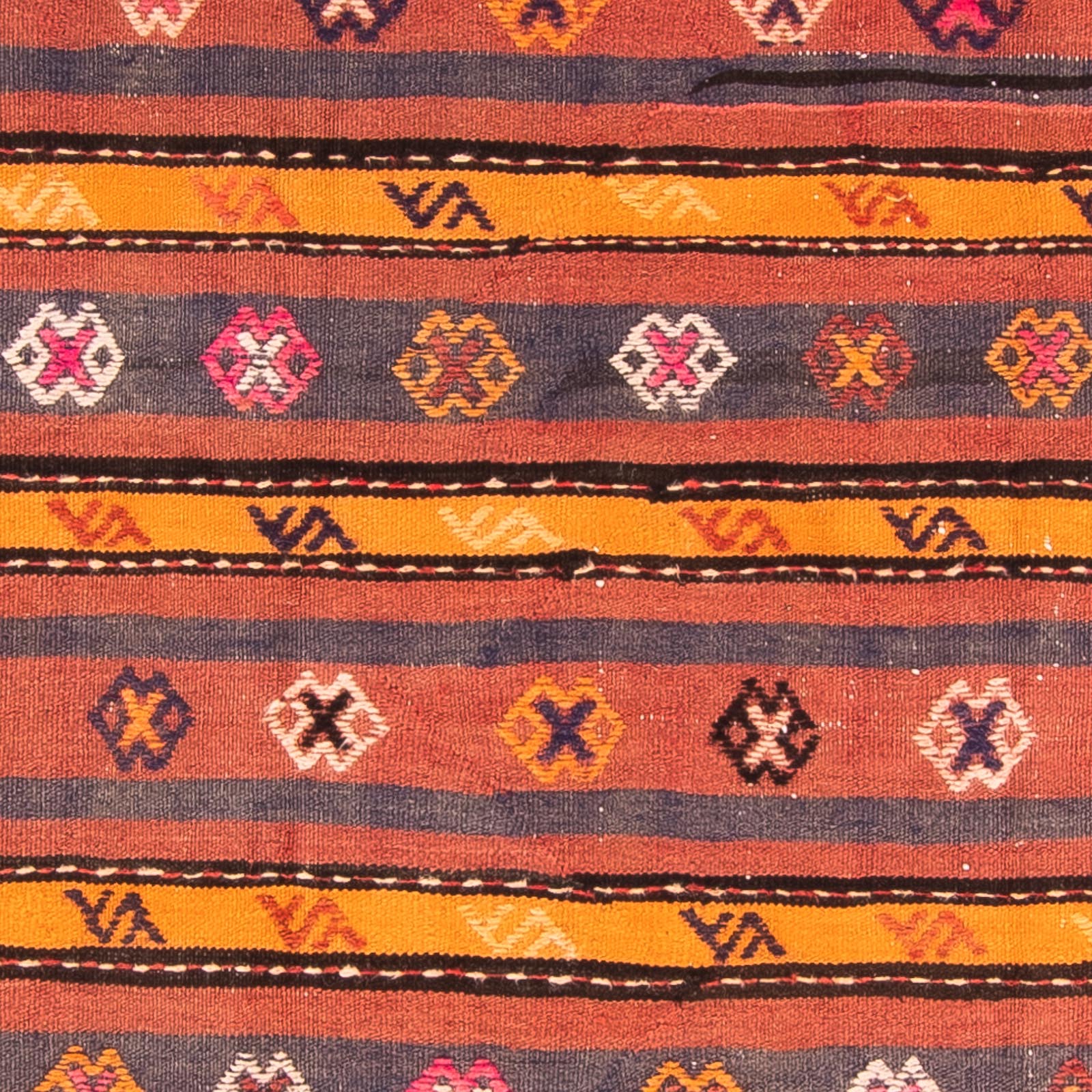 Tappeto Kelim - Vecchio quadrato  - 185 x 150 cm - multicolore