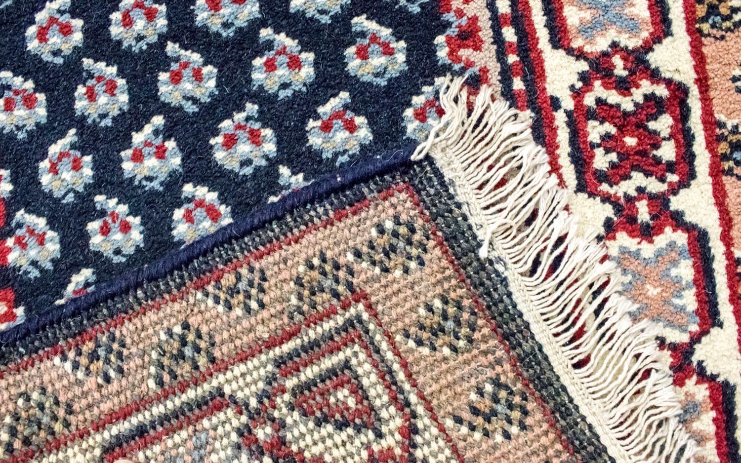 Tappeto orientale - 160 x 90 cm - blu