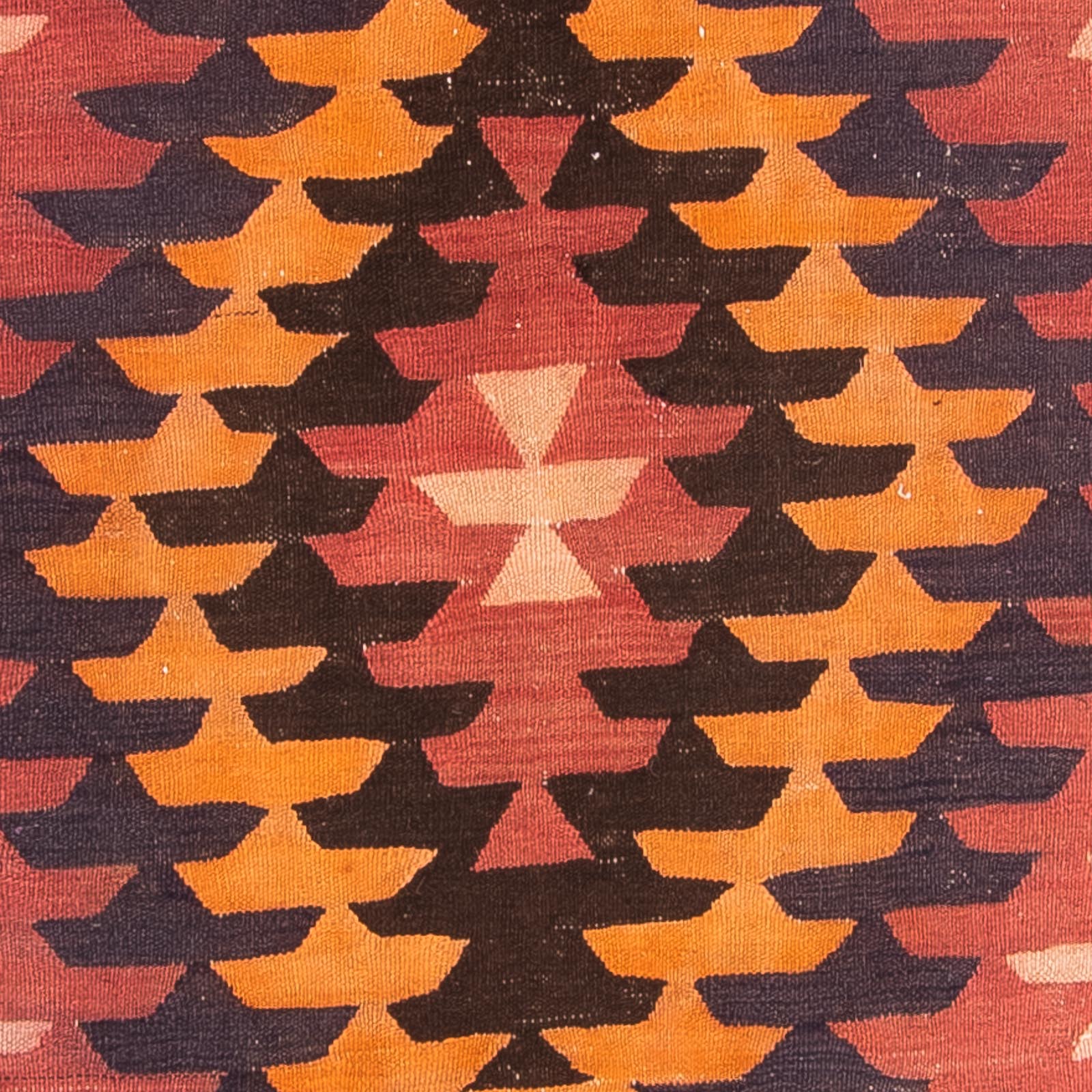 Tappeto corsia Tappeto Kelim - Vecchio - 390 x 130 cm - multicolore