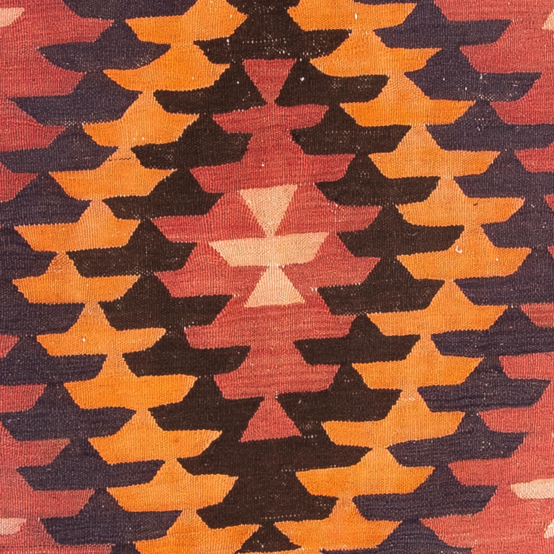 Tappeto corsia Tappeto Kelim - Vecchio - 390 x 130 cm - multicolore