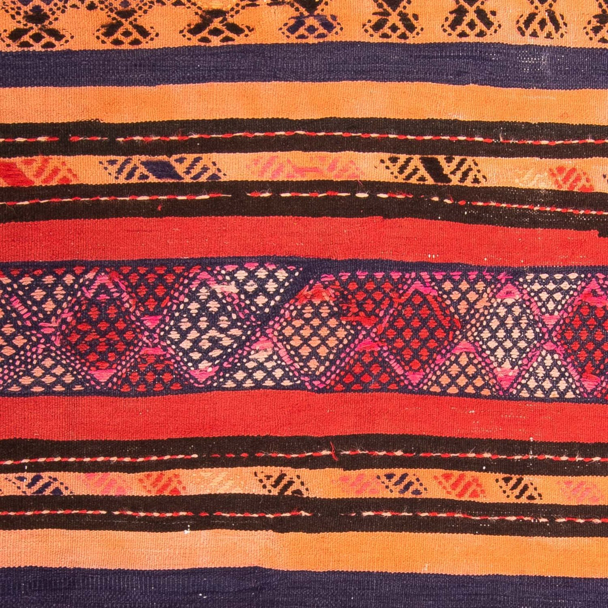 Tappeto Kelim - Vecchio quadrato  - 150 x 125 cm - multicolore