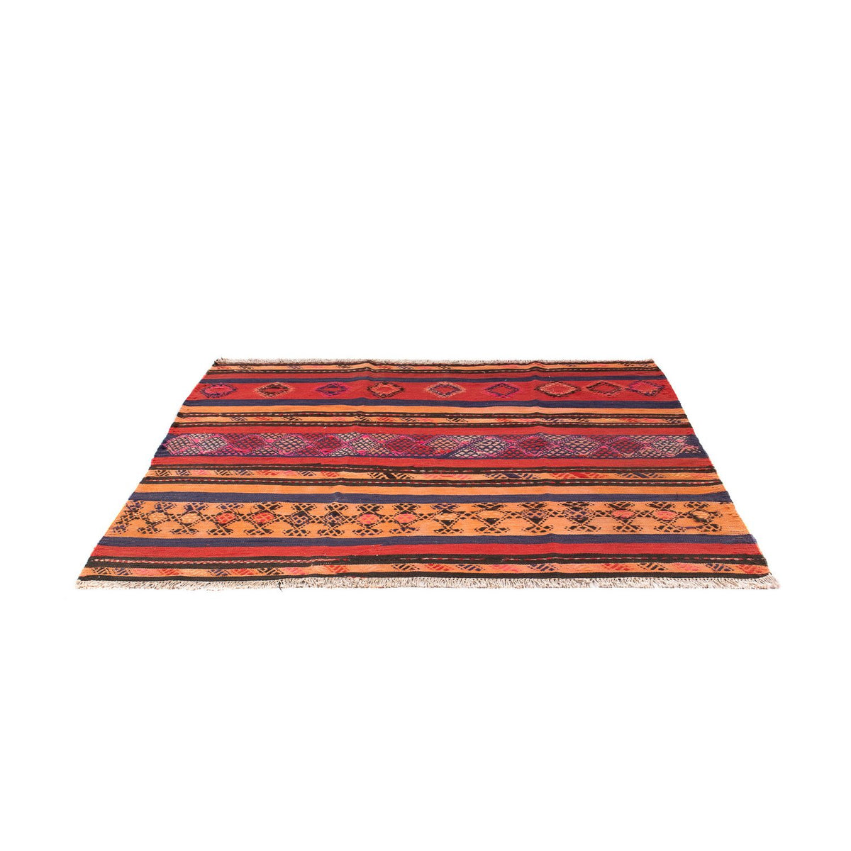 Tappeto Kelim - Vecchio quadrato  - 150 x 125 cm - multicolore