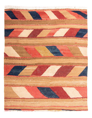 Tappeto Kelim - Vecchio - 130 x 110 cm - multicolore