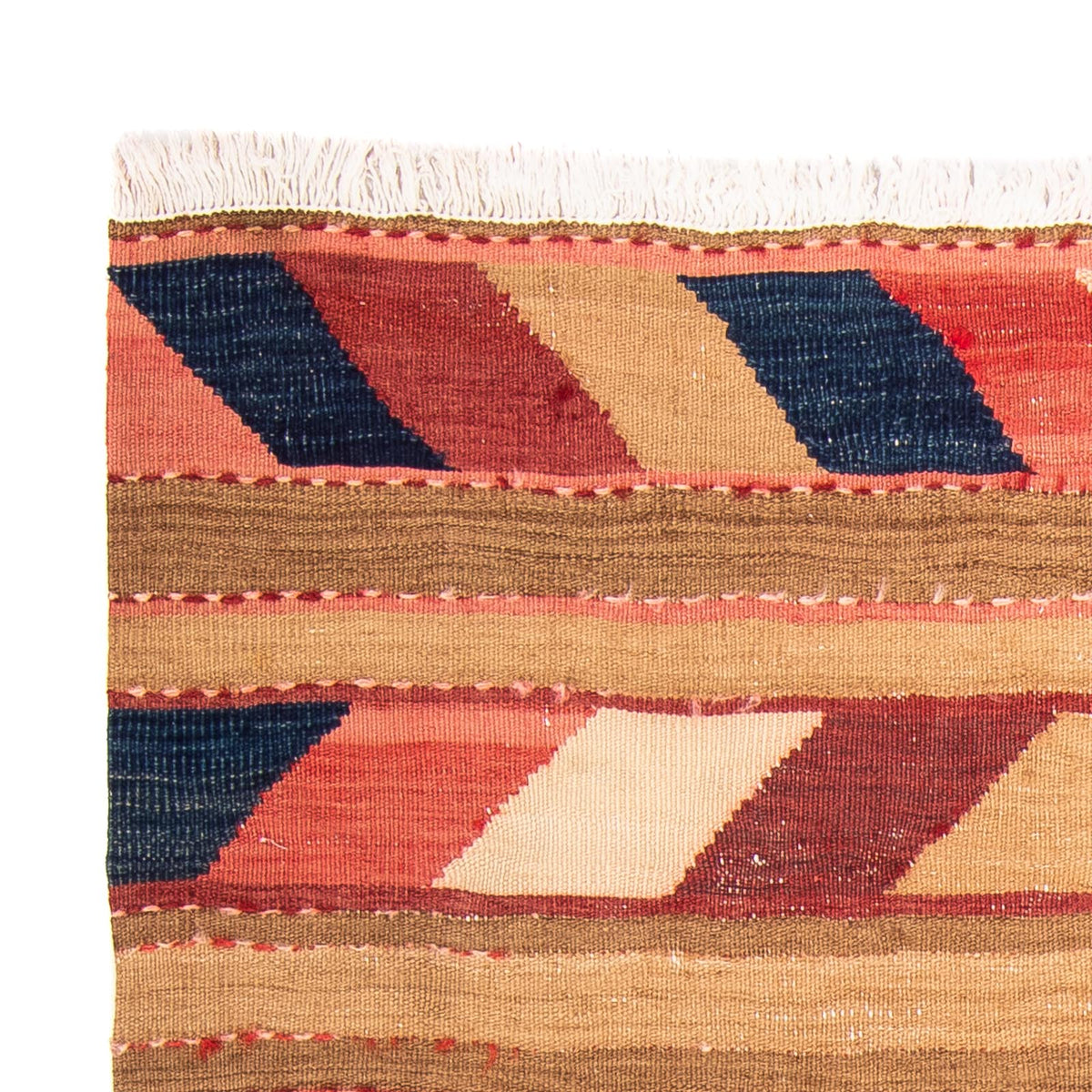 Tappeto Kelim - Vecchio - 130 x 110 cm - multicolore