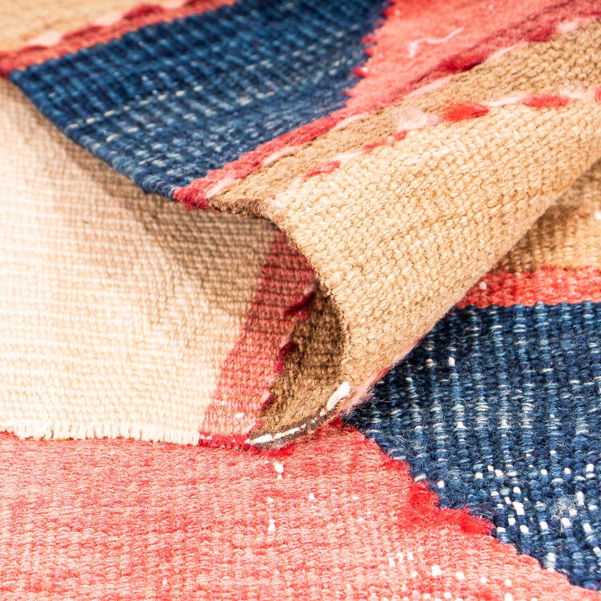 Tappeto Kelim - Vecchio - 130 x 110 cm - multicolore