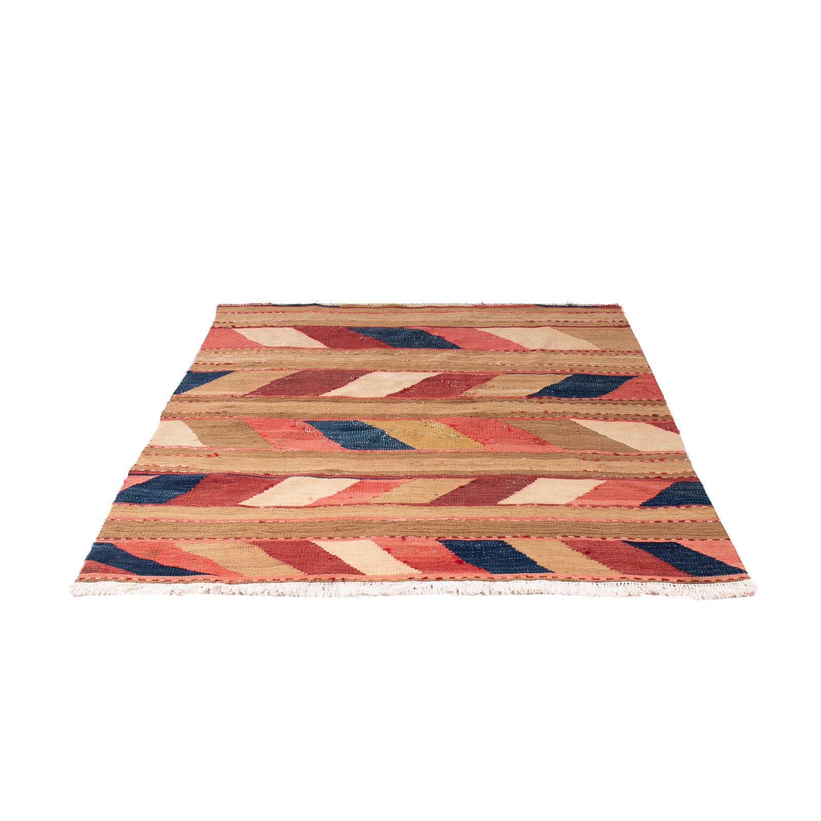Tappeto Kelim - Vecchio - 130 x 110 cm - multicolore