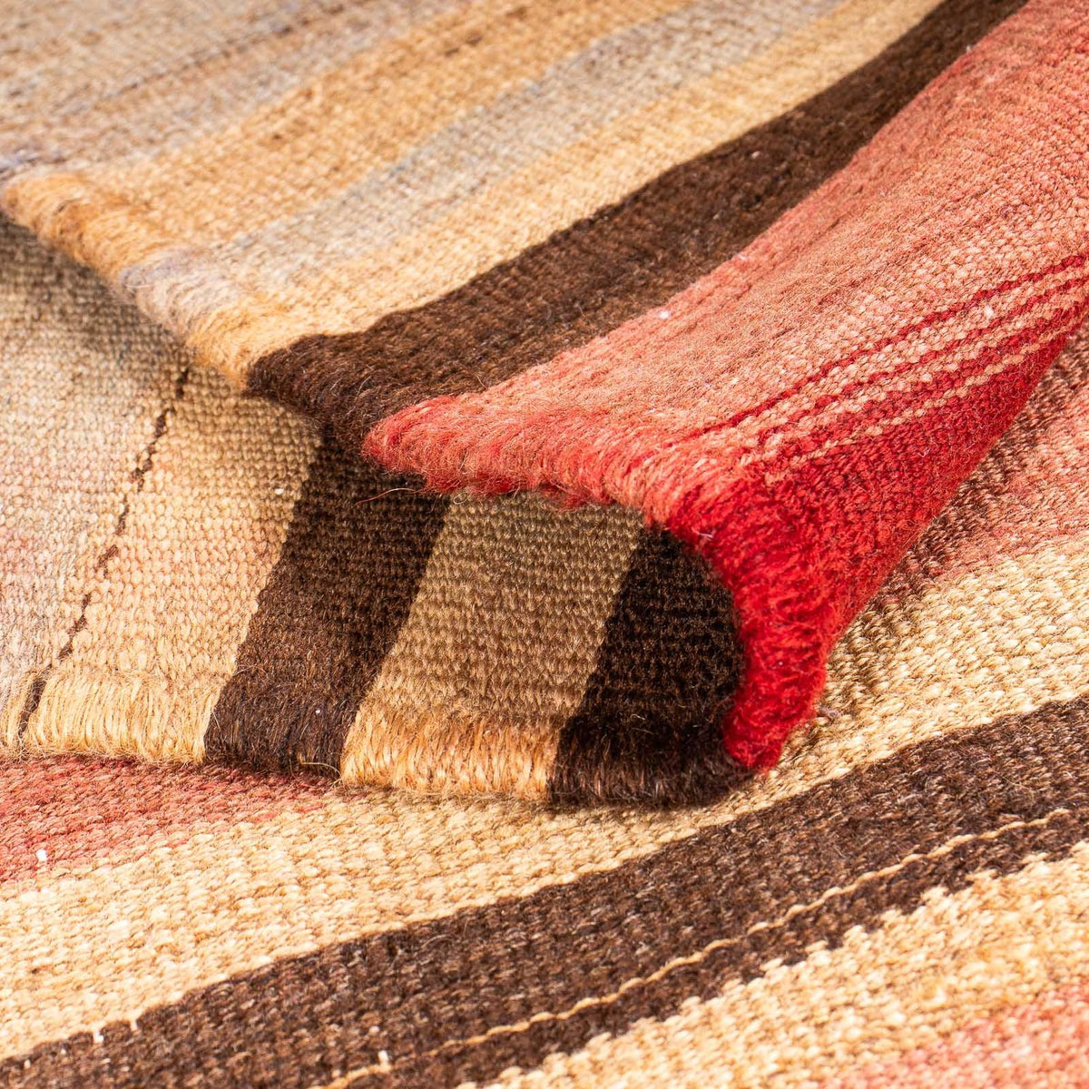 Tappeto Kelim - Vecchio quadrato  - 160 x 160 cm - multicolore