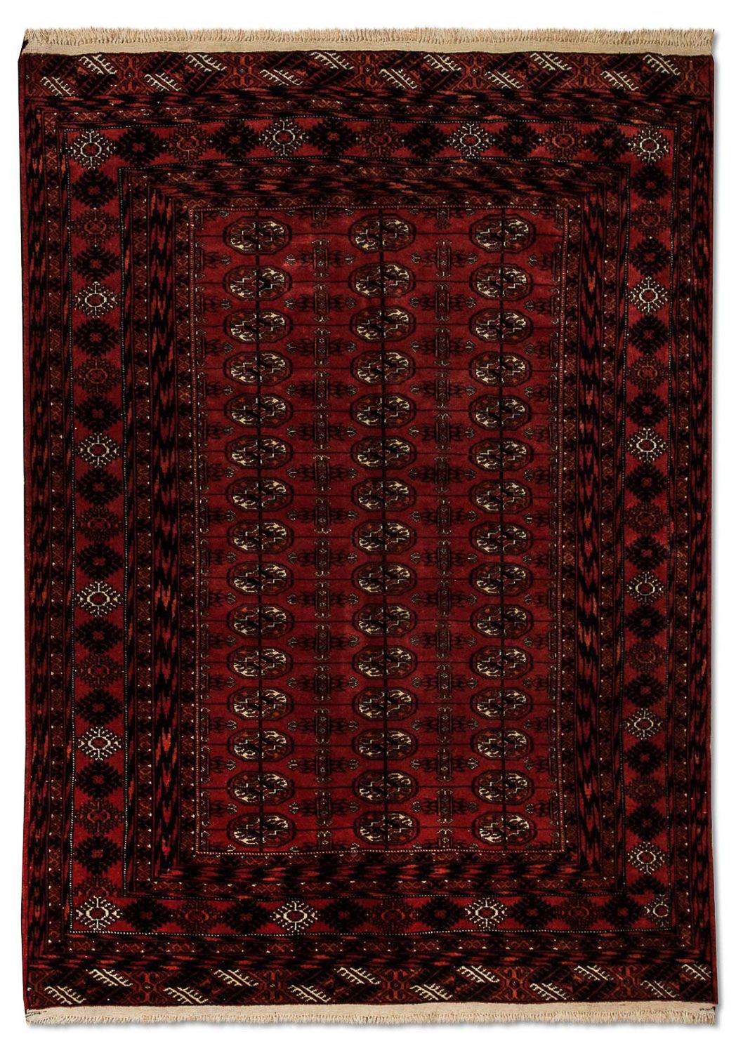Tappeto afgano - Bukhara - 164 x 120 cm - rosso