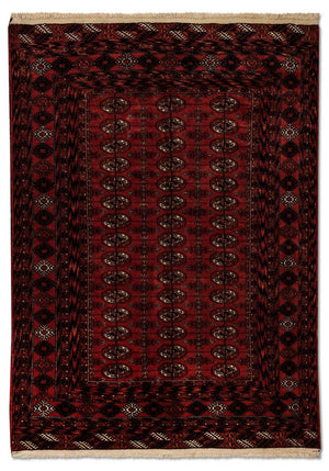 Tappeto afgano - Bukhara - 164 x 120 cm - rosso