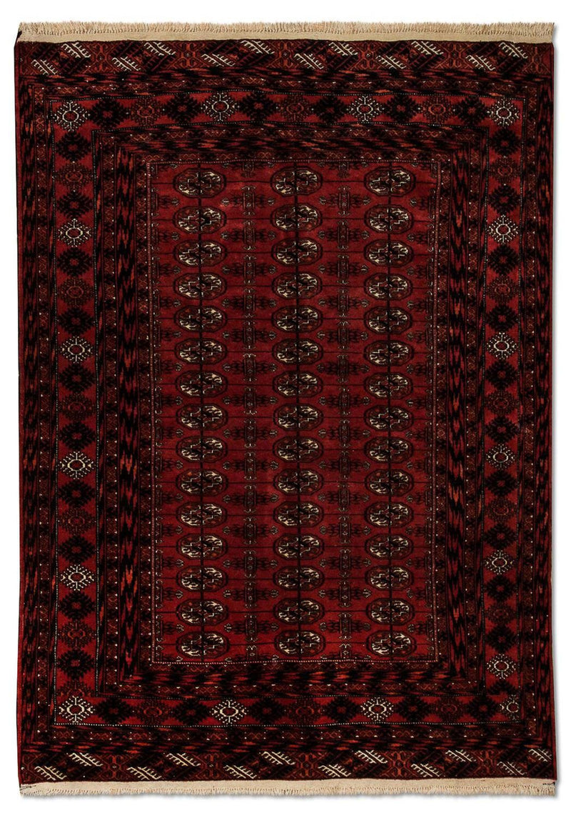 Tappeto afgano - Bukhara - 164 x 120 cm - rosso