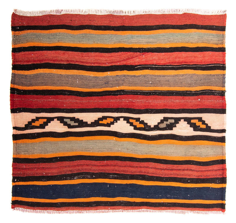 Tappeto Kelim - Vecchio quadrato  - 130 x 120 cm - multicolore