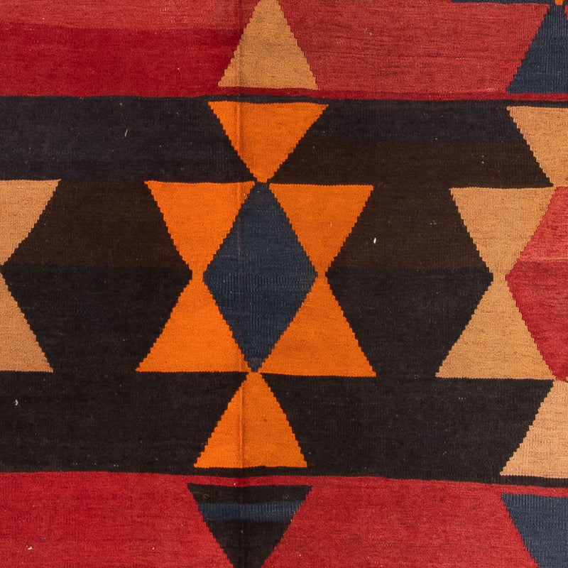 Tappeto corsia Tappeto Kelim - Vecchio - 295 x 120 cm - multicolore