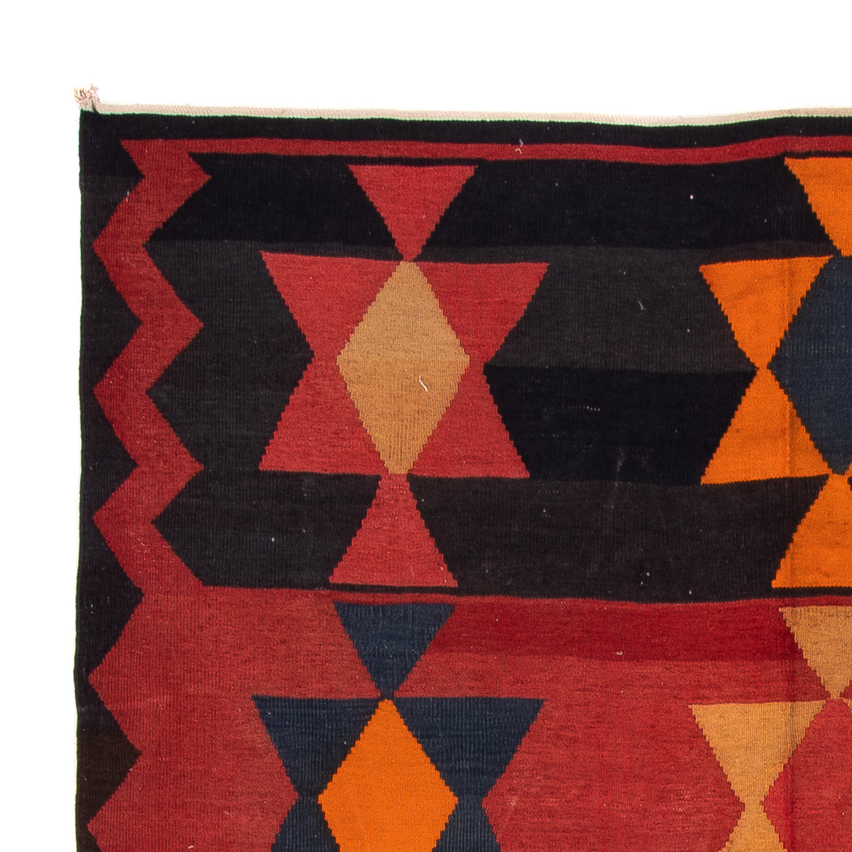 Tappeto corsia Tappeto Kelim - Vecchio - 295 x 120 cm - multicolore