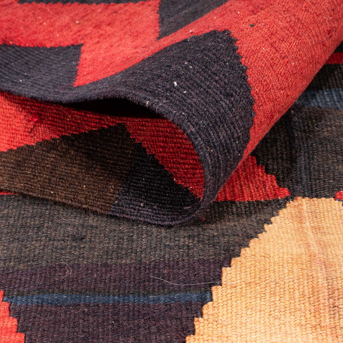 Tappeto corsia Tappeto Kelim - Vecchio - 295 x 120 cm - multicolore