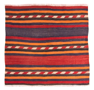 Tappeto Kelim - Vecchio - 160 x 150 cm - multicolore