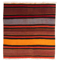 Tappeto Kelim - Vecchio quadrato  - 150 x 135 cm - multicolore