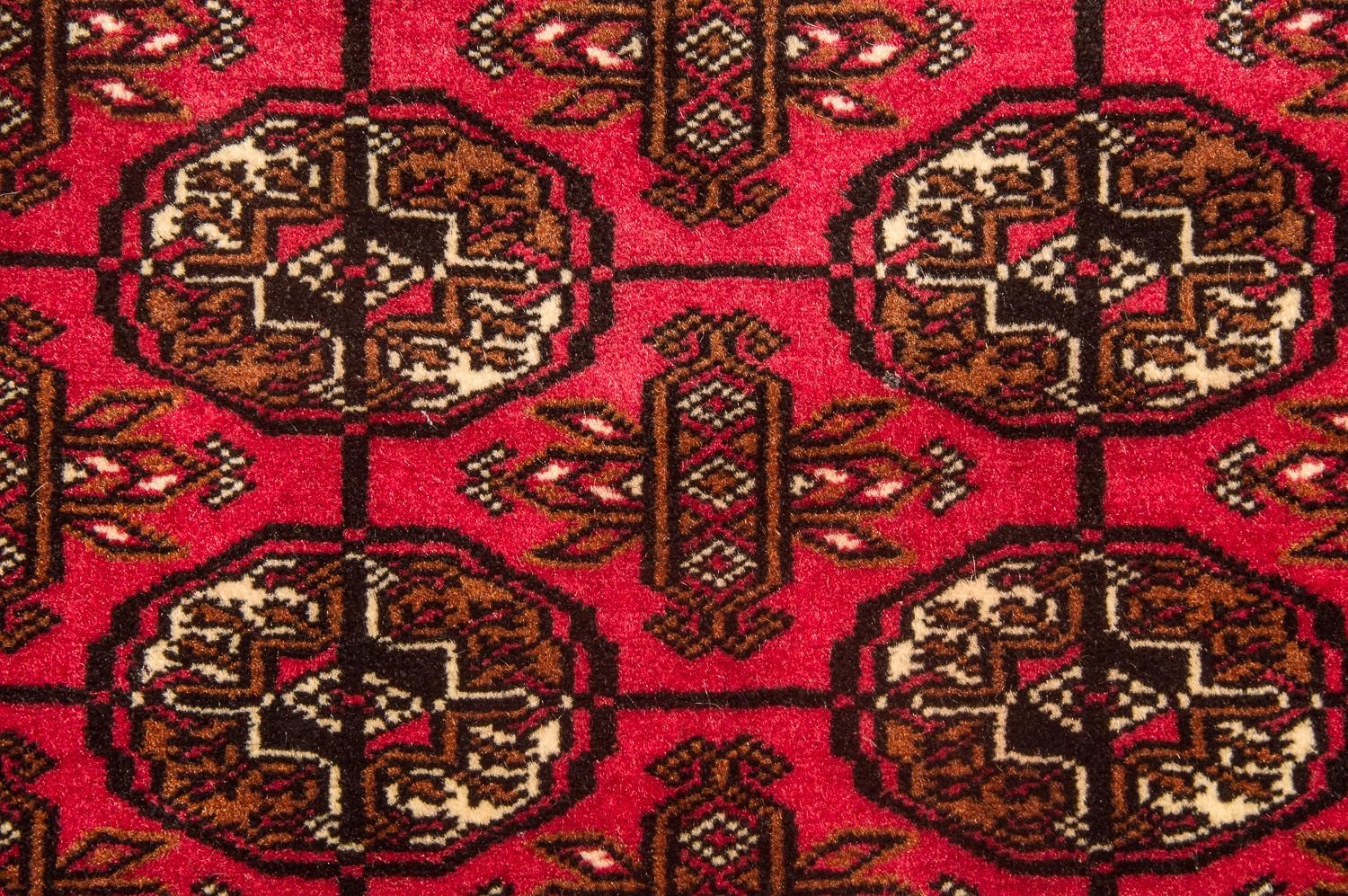 Tappeto corsia Tappeto afgano - Bukhara - 288 x 85 cm - rosso