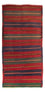 Tappeto corsia Tappeto Kelim - Vecchio - 325 x 135 cm - multicolore