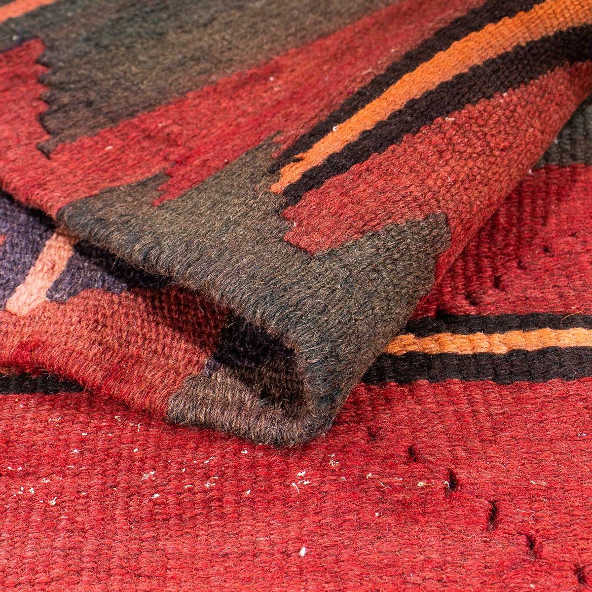 Tappeto corsia Tappeto Kelim - Vecchio - 325 x 135 cm - multicolore